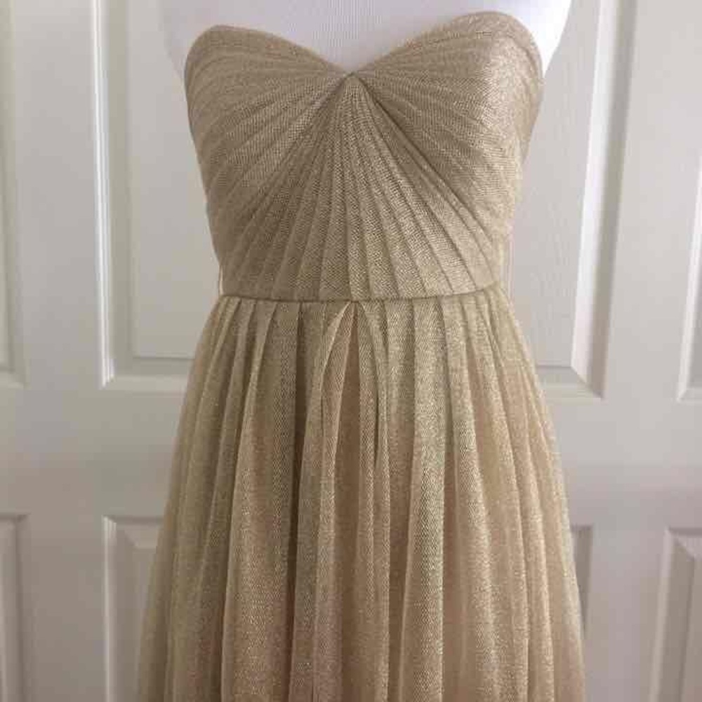 Gold Strapless Jenny Yoo